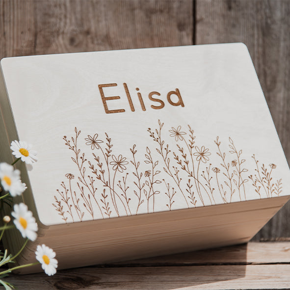 HOLZKISTE 30 x 20 x 14 CM