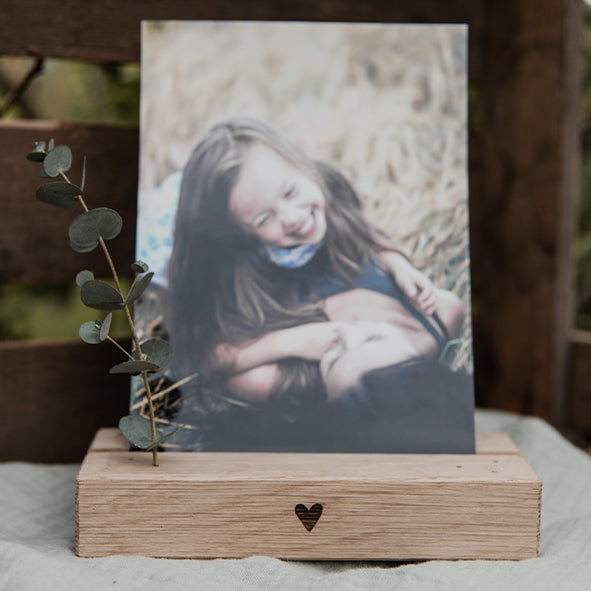 FOTOHALTER MIT BLUMENSTECKER