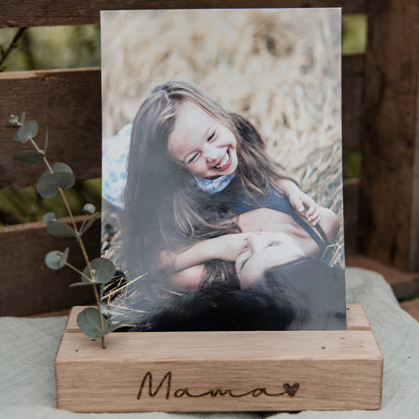 FOTOHALTER MIT BLUMENSTECKER