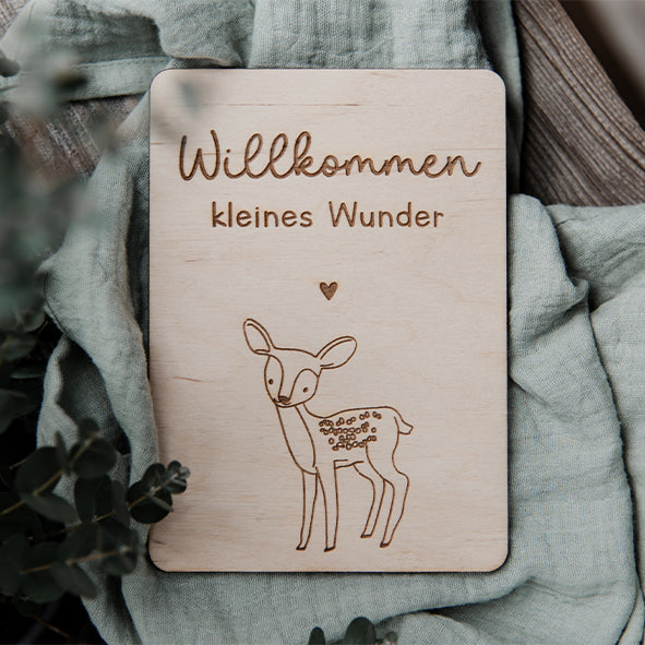 HOLZKARTE PERSONALISIERT
