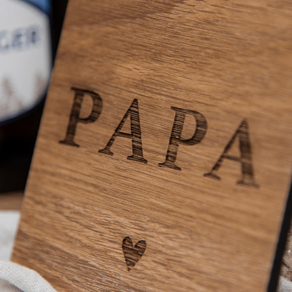 GLASUNTERSETZER EICHEHOLZ