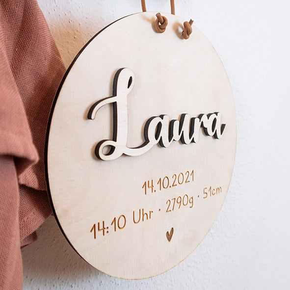 HOLZSCHILD "LAURA"