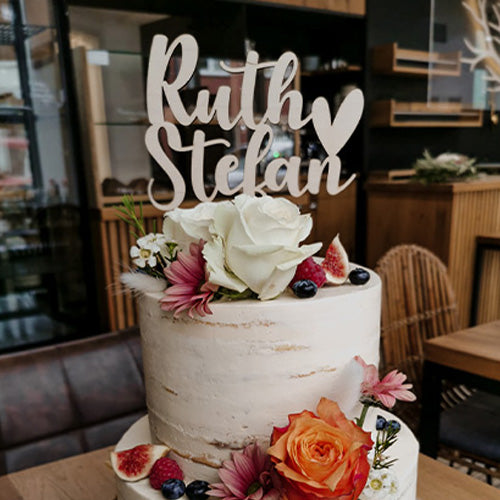 CAKETOPPER "EMILIE" MIT WUNSCHNAME