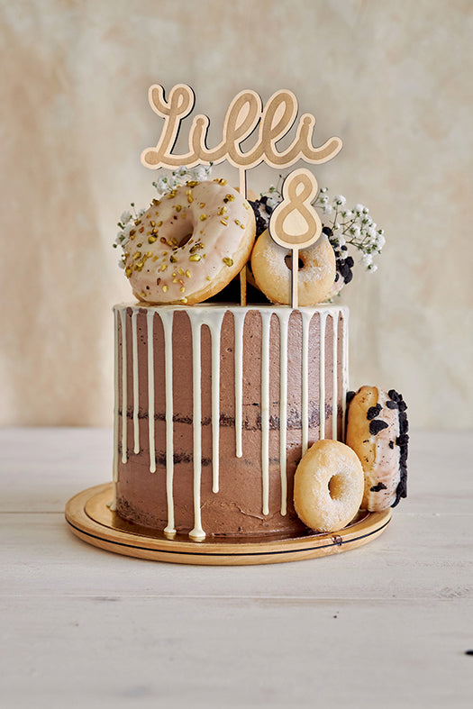 CAKETOPPER "LILLI" MIT WUNSCHNAME