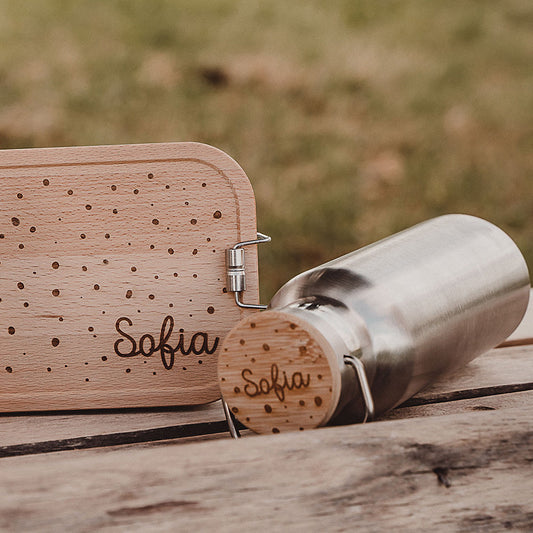 SCHUL-SET "TRINKFLASCHE 500 ML & BROTZEITBOX"