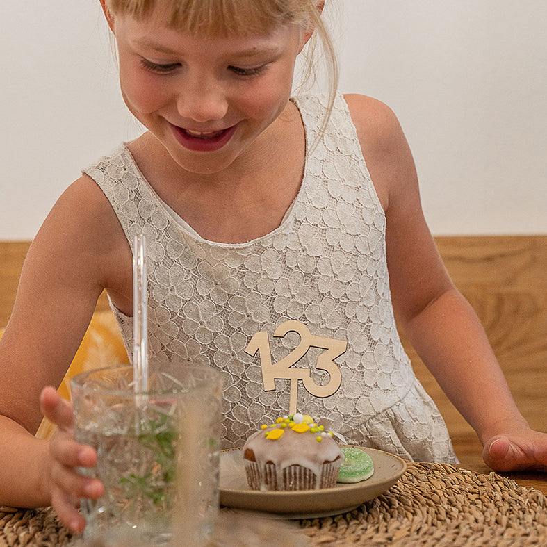 CUPCAKE TOPPER 4ER-SET "SCHULE"