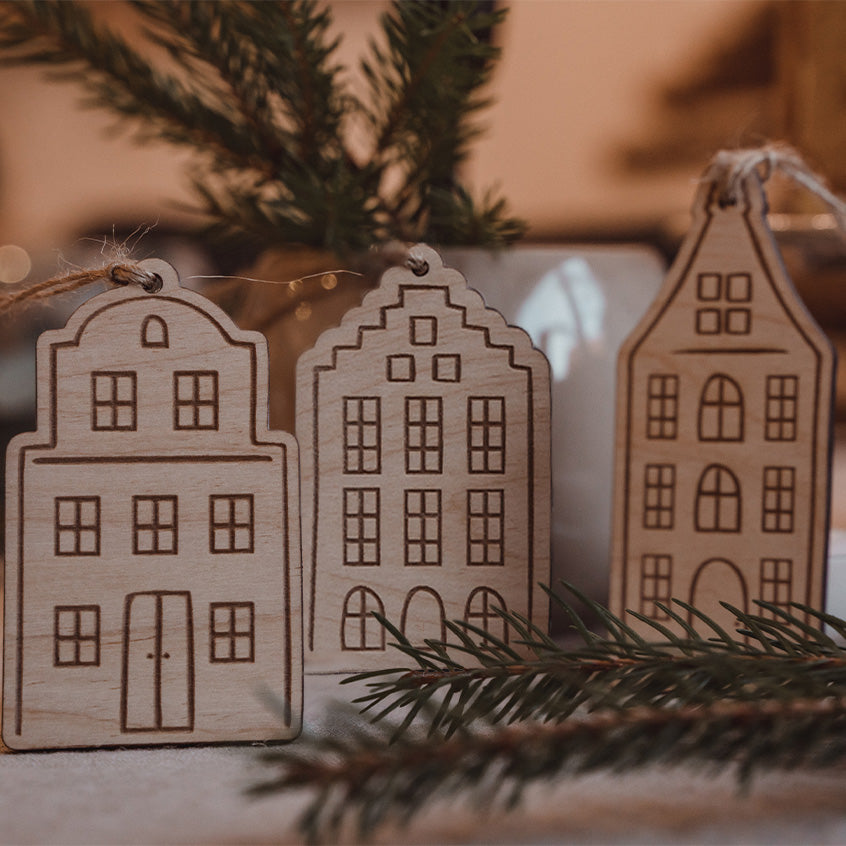 CHRISTBAUM ANHÄNGER 3ER-SET