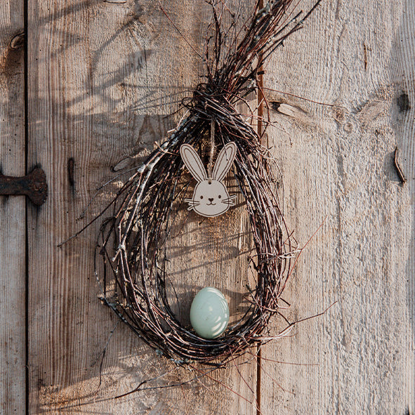 HOLZ ANHÄNGER "HASE"