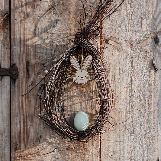 HOLZ ANHÄNGER "HASE"
