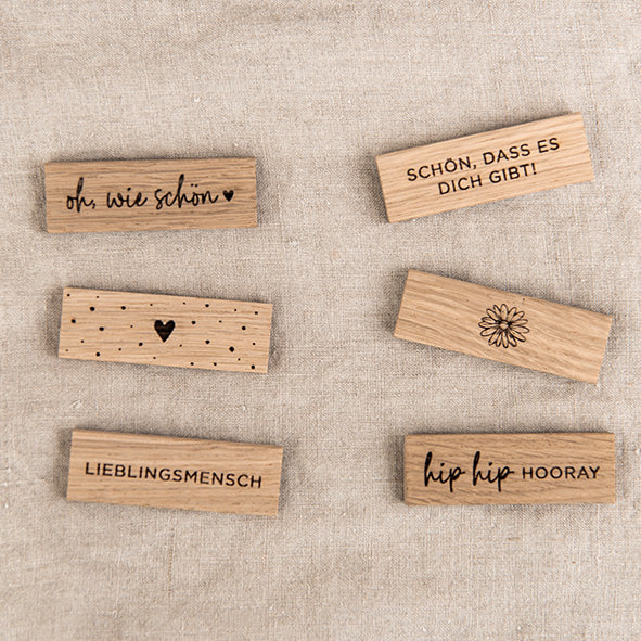MAGNET-SET EICHENHOLZ