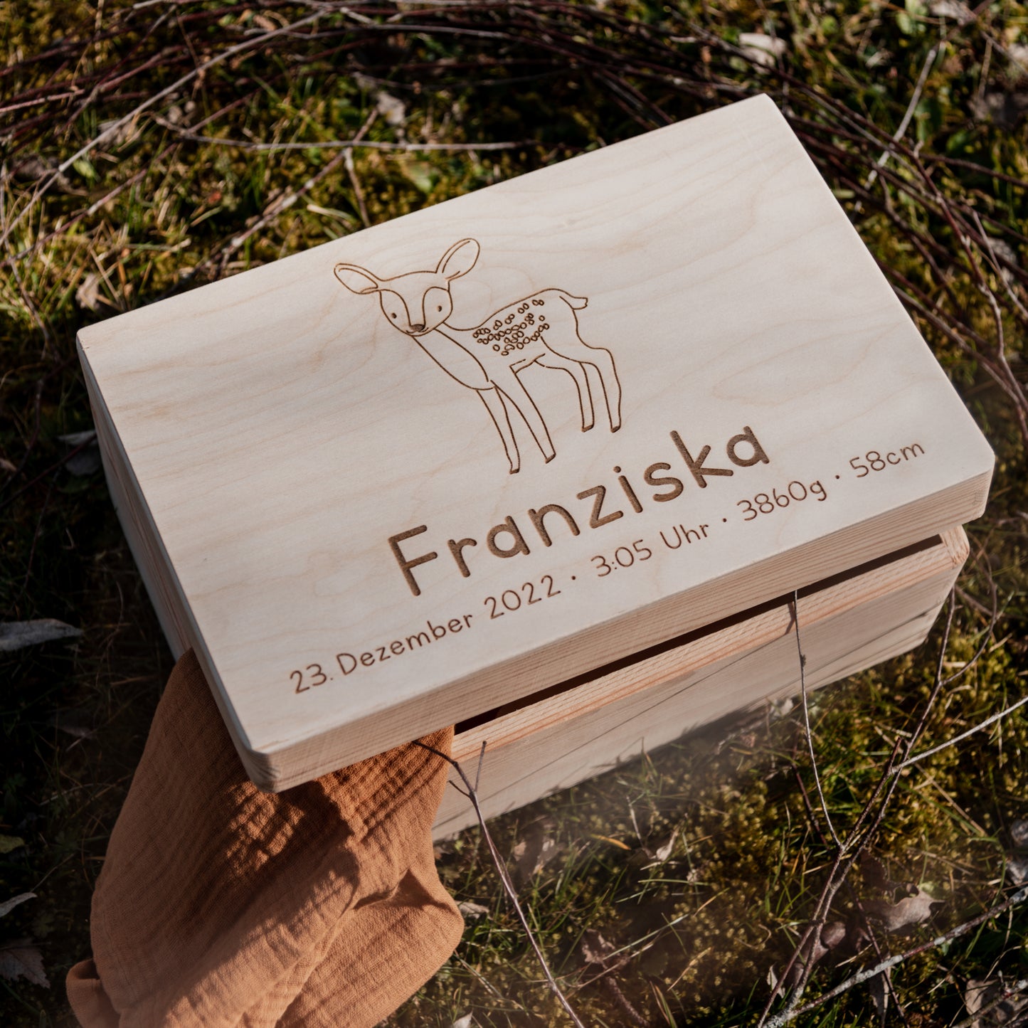 HOLZKISTE 30 x 20 x 14 CM