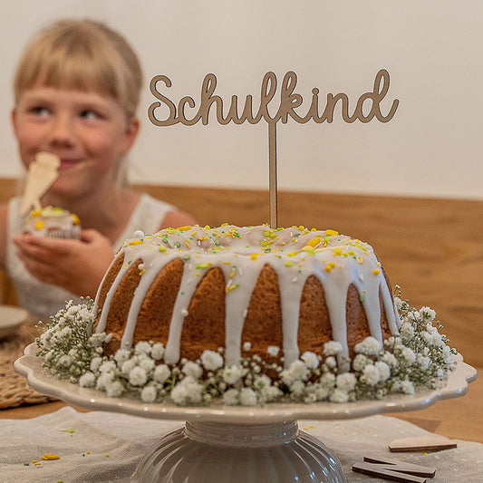 CAKETOPPER "SCHULKIND"