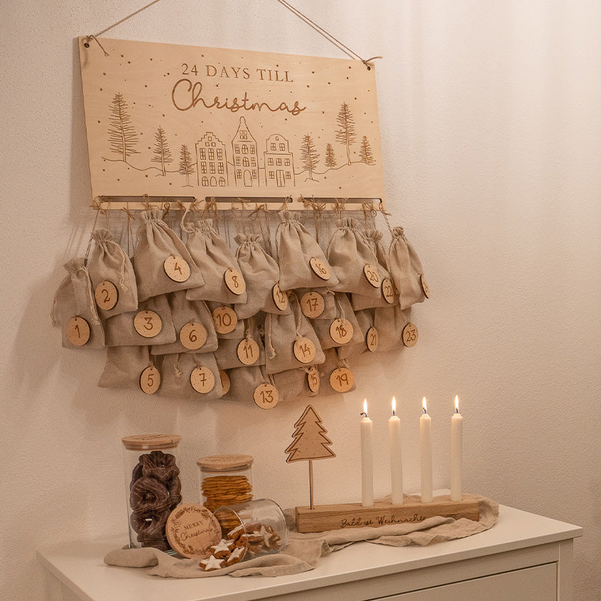 ANHÄNGER "ADVENTSKALENDER" 1-24