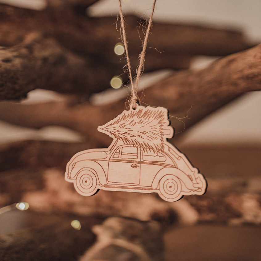 CHRISTBAUM ANHÄNGER "AUTO"