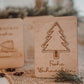 HOLZKARTEN "WEIHNACHTSZEIT"