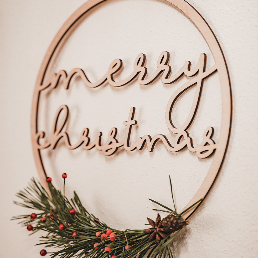 HOLZRING "MERRY CHRISTMAS"