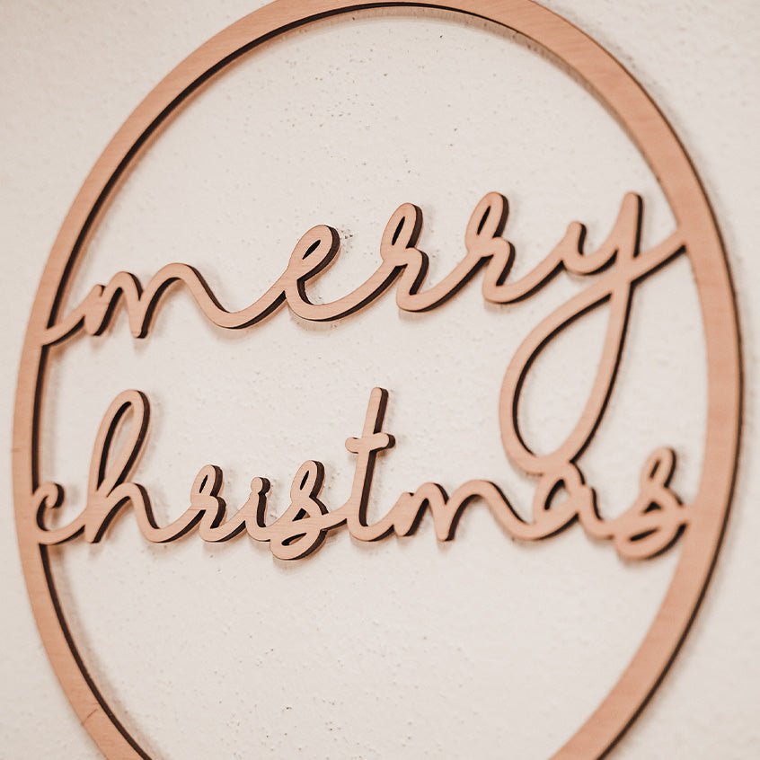 HOLZRING "MERRY CHRISTMAS"