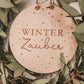 HOLZSCHILD "WINTER ZAUBER"