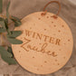 HOLZSCHILD "WINTER ZAUBER"
